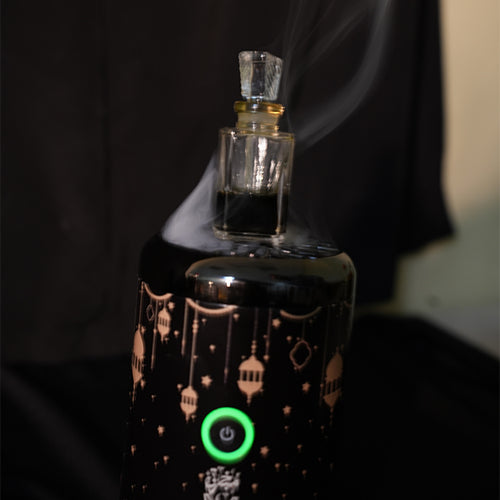 Portable incense burner without LED lights