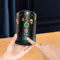 Portable incense burner with LED lights